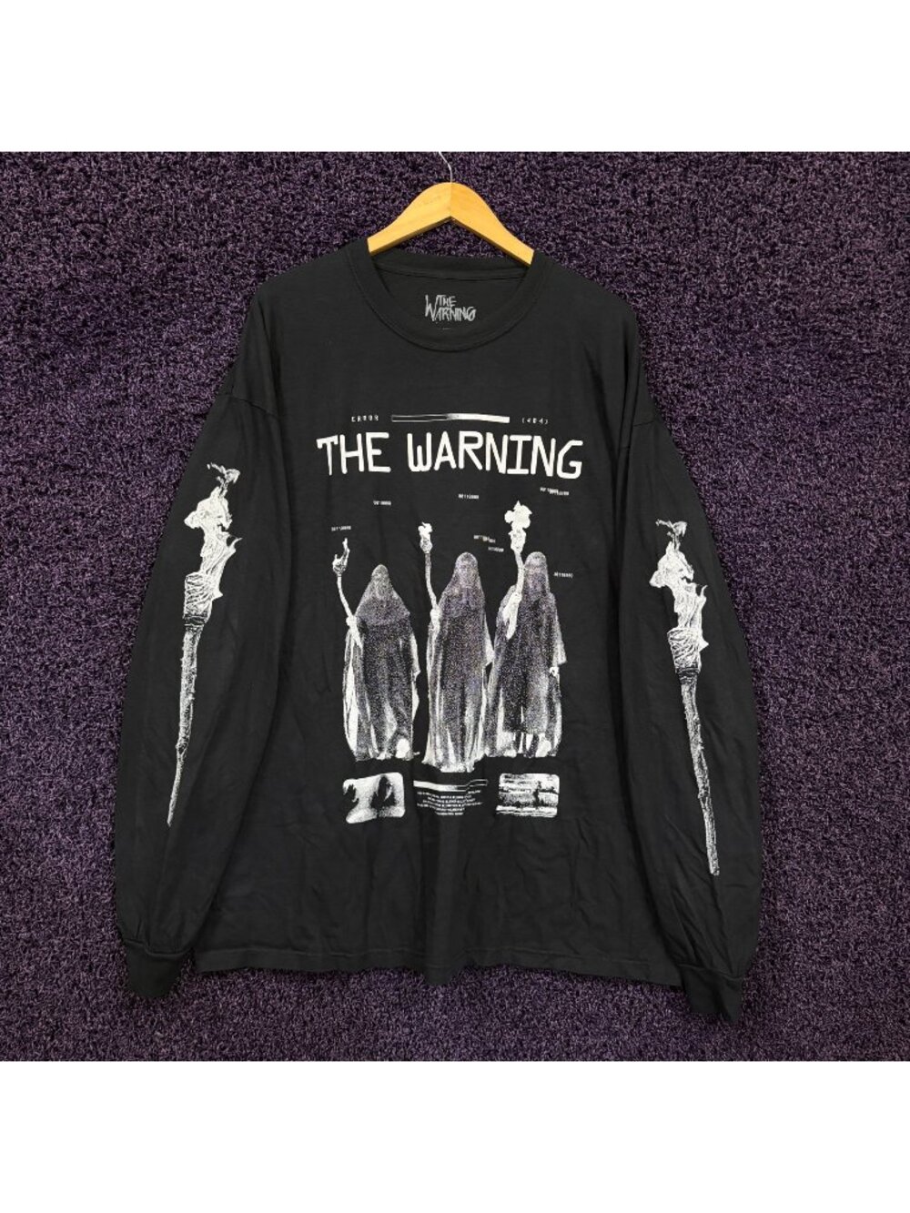 The Warning Error 404 L/S Shirt Size XXXL